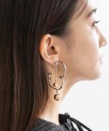 ニュアンスデザインイヤリング