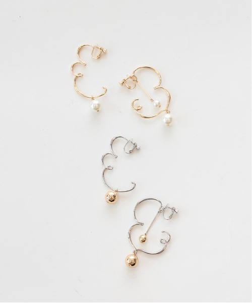 RANDA(ランダ)の「ニュアンスデザインイヤリング(イヤリング・レディース・シルバー/ゴールド・FREE)」の12枚目の写真