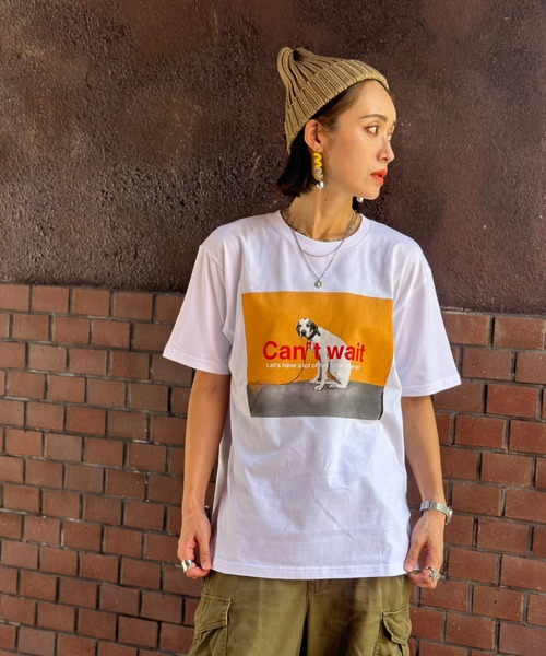L.H.P（エルエイチピー）の「【ZOZOTOWN限定】LHP×IMOKO/エルエイチピー/Vintage Photos DOG TEE（Tシャツ/カットソー・レディース・ホワイト・M/L/S/XL）」の4枚目の写真