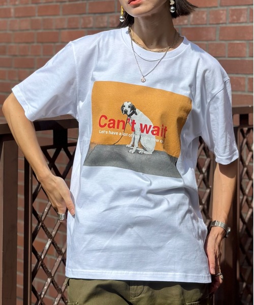 tシャツ 「ZOZOTOWN限定」LHP×IMOKO/エルエイチピー/Vintage Photos DOG TEE レディース メンズ L.H.P tシャツ 「ZOZOTOWN限定」LHP×IMOKO/エルエイチピー