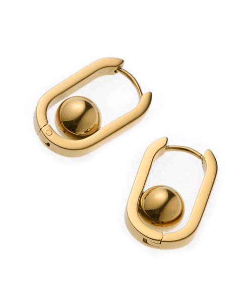 CENE（セネ）の「【CENE】セネ/ボトムボールピアス（ピアス（両耳用）・レディース・シルバー/ゴールド・FREE）」の5枚目の写真