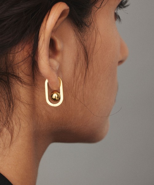 CENE（セネ）の「【CENE】セネ/ボトムボールピアス（ピアス（両耳用）・レディース・シルバー/ゴールド・FREE）」の18枚目の写真