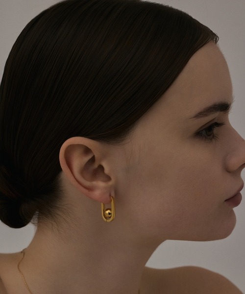 CENE（セネ）の「【CENE】セネ/ボトムボールピアス（ピアス（両耳用）・レディース・シルバー/ゴールド・FREE）」の13枚目の写真