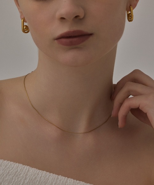 CENE（セネ）の「【CENE】セネ/ボトムボールピアス（ピアス（両耳用）・レディース・シルバー/ゴールド・FREE）」の14枚目の写真