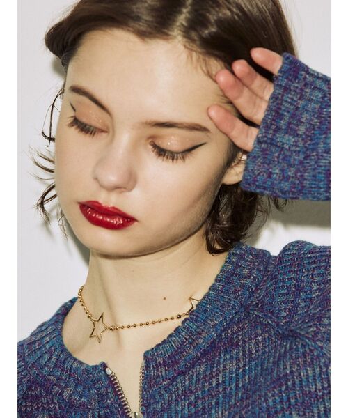 jouetie(ジュエティ)の「ボールチェーンスターネックレス(ネックレス・レディース・シルバー/ゴールド・FREE)」の6枚目の写真