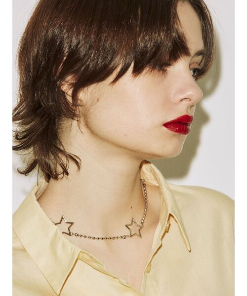 jouetie(ジュエティ)の「ボールチェーンスターネックレス(ネックレス・レディース・シルバー/ゴールド・FREE)」の9枚目の写真