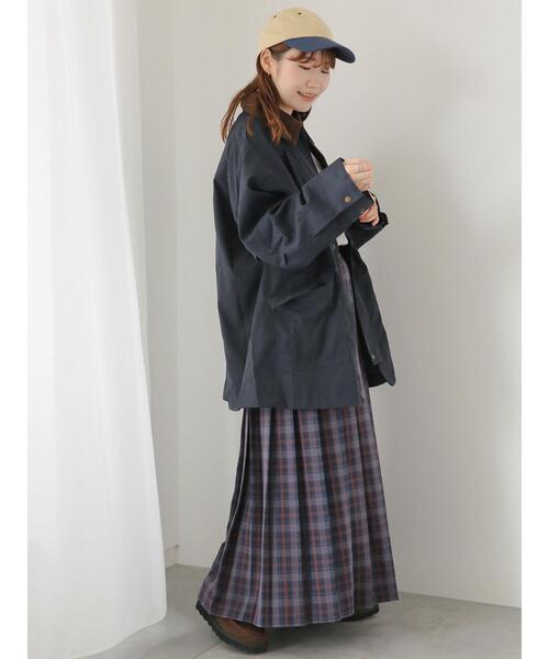 ehka sopo（エヘカソポ）の「チェックプリーツスカート（スカート・レディース・グリーン/ブラウン/ブルー・F）」の7枚目の写真