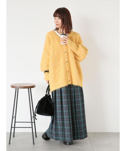 ehka sopo（エヘカソポ）の「チェックプリーツスカート（スカート・レディース・グリーン/ブラウン/ブルー・F）」の14枚目の写真