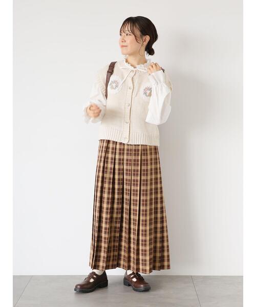 ehka sopo（エヘカソポ）の「チェックプリーツスカート（スカート