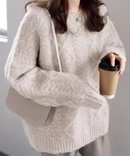 ルーズツイストセーター（ニット/セーター）｜AMAJI（アマジ） 5,615円