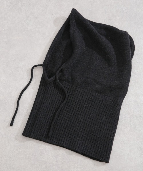NANO universe(ナノユニバース)の「バラクラバ(ニットキャップ/ビーニー・レディース・ベージュ/ブラック/ライトグレー・FREE)」の11枚目の写真