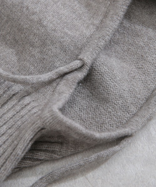 NANO universe(ナノユニバース)の「バラクラバ(ニットキャップ/ビーニー・レディース・ベージュ/ブラック/ライトグレー・FREE)」の10枚目の写真