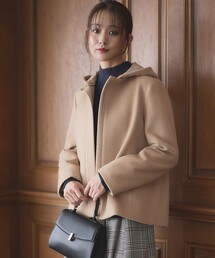 2WAYショートビーバー フーテッドコート