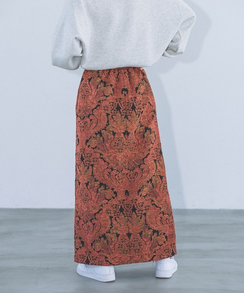 PAGEBOY(ページボーイ)の「ジャガードナロースカート(スカート・レディース・ブルー系その他/マスタード/レッド系その他・FREE)」の14枚目の写真