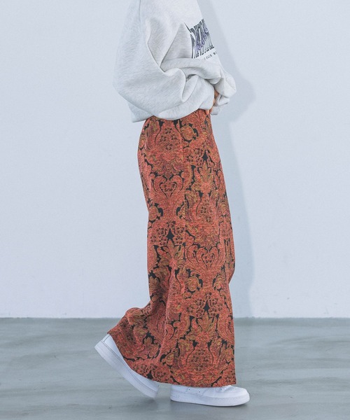 PAGEBOY(ページボーイ)の「ジャガードナロースカート(スカート・レディース・ブルー系その他/マスタード/レッド系その他・FREE)」の15枚目の写真
