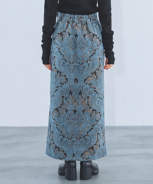 PAGEBOY(ページボーイ)の「ジャガードナロースカート(スカート・レディース・ブルー系その他/マスタード/レッド系その他・FREE)」の22枚目の写真