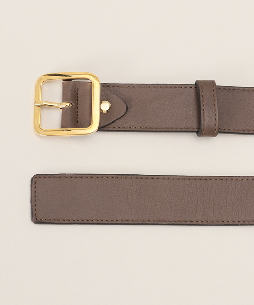 La TOTALITE（ラトータリテ）の「【AULENTTI/オウレンティ】レザーベルト（ベルト・レディース・ブラック/ブラウン・FREE）」の3枚目の写真