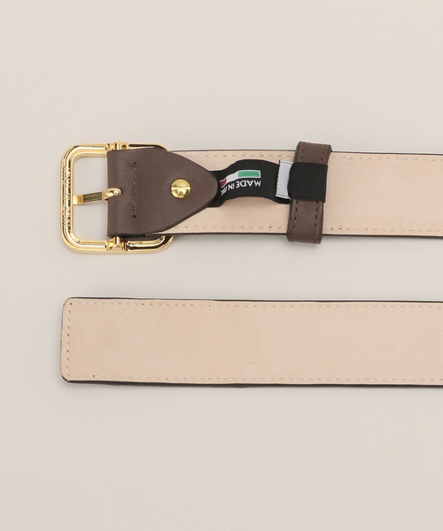 La TOTALITE（ラトータリテ）の「【AULENTTI/オウレンティ】レザーベルト（ベルト・レディース・ブラック/ブラウン・FREE）」の4枚目の写真