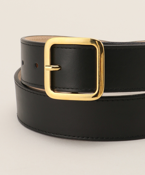 La TOTALITE（ラトータリテ）の「【AULENTTI/オウレンティ】レザーベルト（ベルト・レディース・ブラック/ブラウン・FREE）」の6枚目の写真