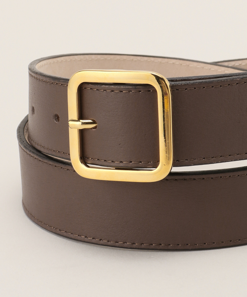 La TOTALITE（ラトータリテ）の「【AULENTTI/オウレンティ】レザーベルト（ベルト・レディース・ブラック/ブラウン・FREE）」の7枚目の写真