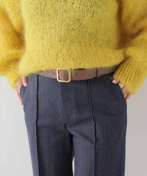 La TOTALITE（ラトータリテ）の「【AULENTTI/オウレンティ】レザーベルト（ベルト・レディース・ブラック/ブラウン・FREE）」の9枚目の写真