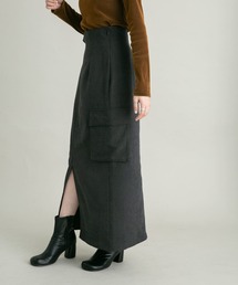 KBF | スエードタッチミリタリータイトスカート(スカート)
