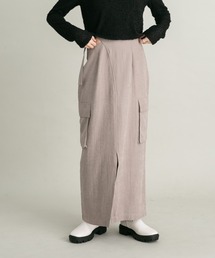 KBF | スエードタッチミリタリータイトスカート(スカート)