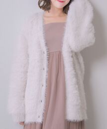 BIGシャギーカーデ