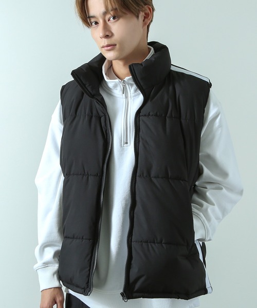 improves（インプローブス）の「中綿ダウン スタンドベスト（ダウンベスト・メンズ・ホワイト/ブラック・MEDIUM/LARGE）」の9枚目の写真