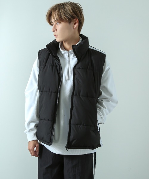 improves（インプローブス）の「中綿ダウン スタンドベスト（ダウンベスト・メンズ・ホワイト/ブラック・MEDIUM/LARGE）」の10枚目の写真