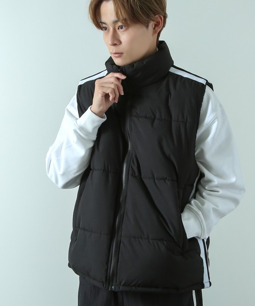 improves（インプローブス）の「中綿ダウン スタンドベスト（ダウンベスト・メンズ・ホワイト/ブラック・MEDIUM/LARGE）」の11枚目の写真