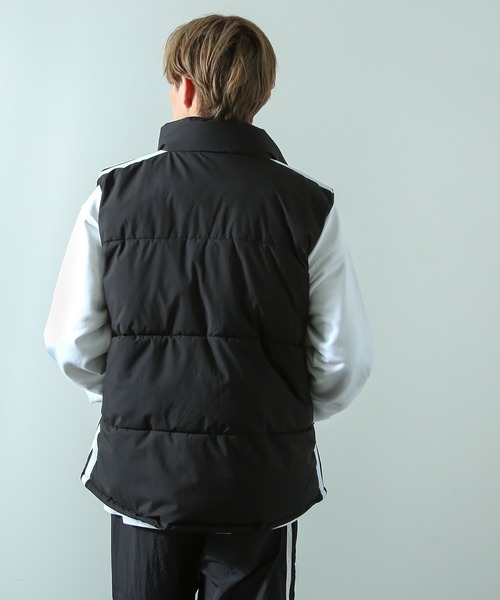 improves（インプローブス）の「中綿ダウン スタンドベスト（ダウンベスト・メンズ・ホワイト/ブラック・MEDIUM/LARGE）」の13枚目の写真