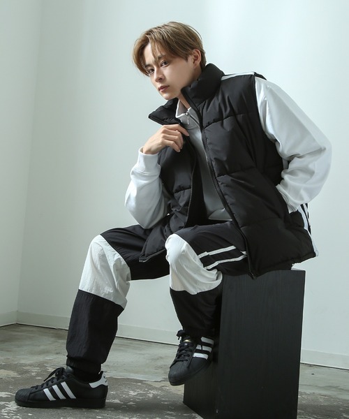 improves（インプローブス）の「中綿ダウン スタンドベスト（ダウンベスト・メンズ・ホワイト/ブラック・MEDIUM/LARGE）」の14枚目の写真