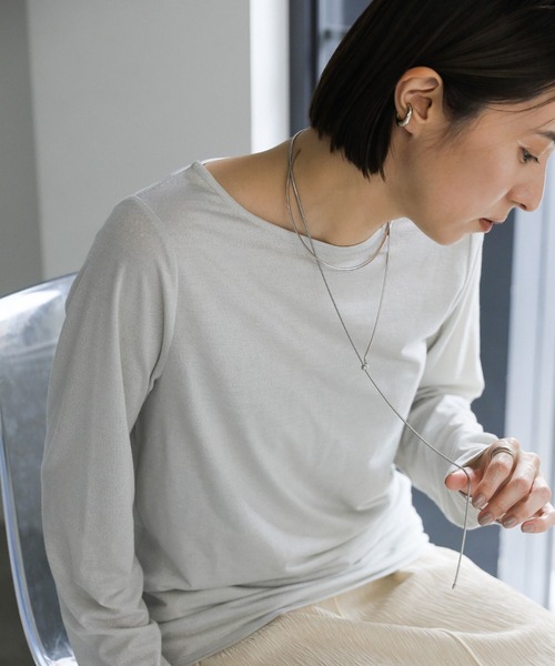 select MOCA（セレクトモカ）の「ネックカフYシェイプマルチWAYネックレスSET（ネックレス・レディース・ゴールド/シルバー・FREE）」の13枚目の写真