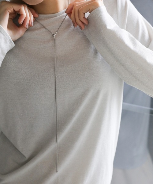 select MOCA（セレクトモカ）の「ネックカフYシェイプマルチWAYネックレスSET（ネックレス・レディース・ゴールド/シルバー・FREE）」の16枚目の写真