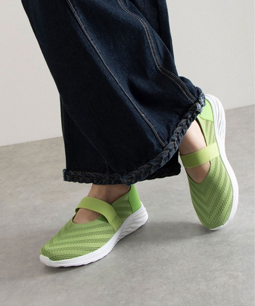 enchanted（エンチャンテッド）の「《SNEEKE》軽量メリージェーンスニーカー（スニーカー・レディース・ピンク/ブラック/ホワイト/ライトグレー/ライトグリーン・LL/L/M/S/3L）」の4枚目の写真