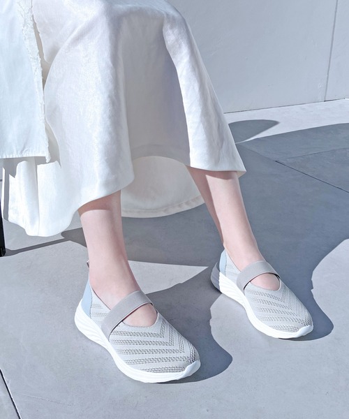 enchanted（エンチャンテッド）の「《SNEEKE》軽量メリージェーンスニーカー（スニーカー・レディース・ピンク/ブラック/ホワイト/ライトグレー/ライトグリーン・LL/L/M/S/3L）」の3枚目の写真