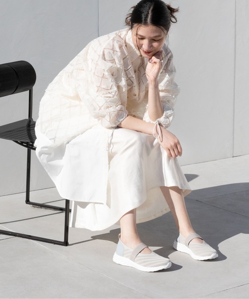 enchanted（エンチャンテッド）の「《SNEEKE》軽量メリージェーンスニーカー（スニーカー・レディース・ピンク/ブラック/ホワイト/ライトグレー/ライトグリーン・LL/L/M/S/3L）」の7枚目の写真