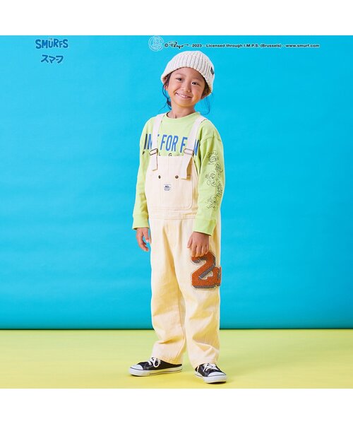 F.O.KIDS(エフオーキッズ)の「スマーフコラボ長袖Tシャツ(Tシャツ/カットソー・キッズ・アイボリー/パープル/ライム・140/95/130/110/90/100/120/80)」の4枚目の写真