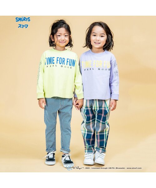 F.O.KIDS(エフオーキッズ)の「スマーフコラボ長袖Tシャツ(Tシャツ/カットソー・キッズ・アイボリー/パープル/ライム・140/95/130/110/90/100/120/80)」の8枚目の写真