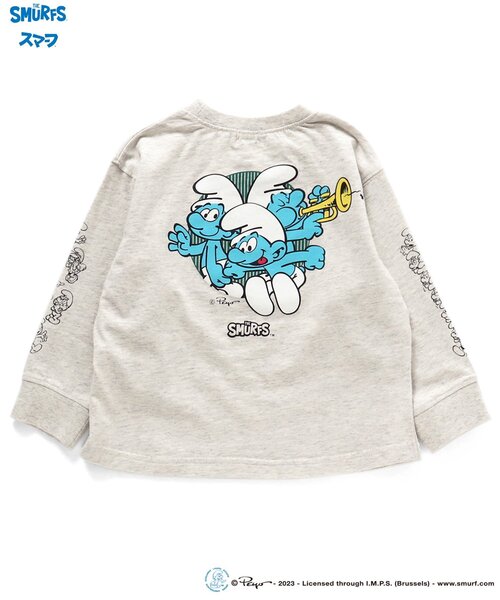 F.O.KIDS(エフオーキッズ)の「スマーフコラボ長袖Tシャツ(Tシャツ/カットソー・キッズ・アイボリー/パープル/ライム・140/95/130/110/90/100/120/80)」の15枚目の写真
