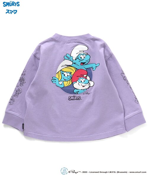 F.O.KIDS(エフオーキッズ)の「スマーフコラボ長袖Tシャツ(Tシャツ/カットソー・キッズ・アイボリー/パープル/ライム・140/95/130/110/90/100/120/80)」の12枚目の写真