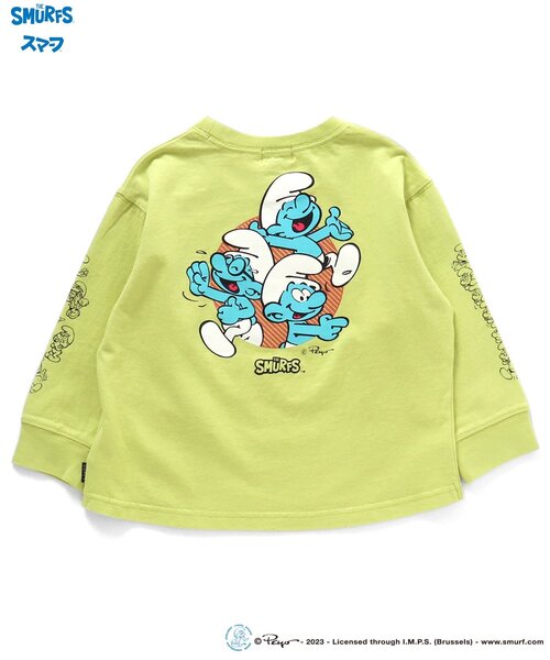 F.O.KIDS(エフオーキッズ)の「スマーフコラボ長袖Tシャツ(Tシャツ/カットソー・キッズ・アイボリー/パープル/ライム・140/95/130/110/90/100/120/80)」の14枚目の写真