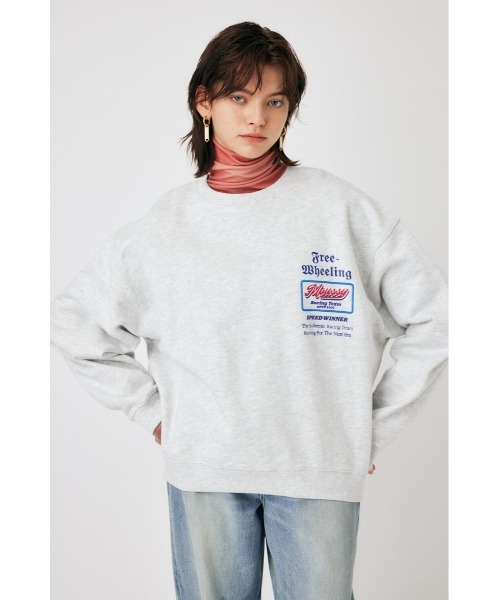 MOUSSY（マウジー）の「MOUSSY RT プルオーバー（スウェット・レディース・ライトブルー/ホワイト/ブラック/杢グレー・FREE）」の17枚目の写真