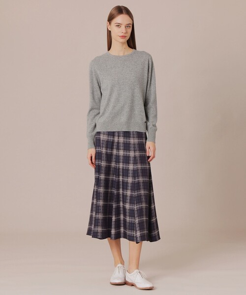 MACKINTOSH LONDON（マッキントッシュ ロンドン）の「カシミヤクルーネックプルオーバー（ニット/セーター・レディース・イエロー/チャコールグレー/ピンク系その他2・38）」の14枚目の写真