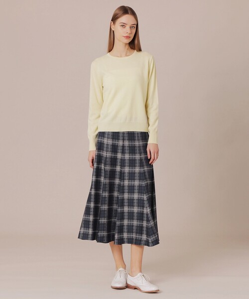 MACKINTOSH LONDON（マッキントッシュ ロンドン）の「カシミヤクルーネックプルオーバー（ニット/セーター・レディース・イエロー/チャコールグレー/ピンク系その他2・38）」の12枚目の写真