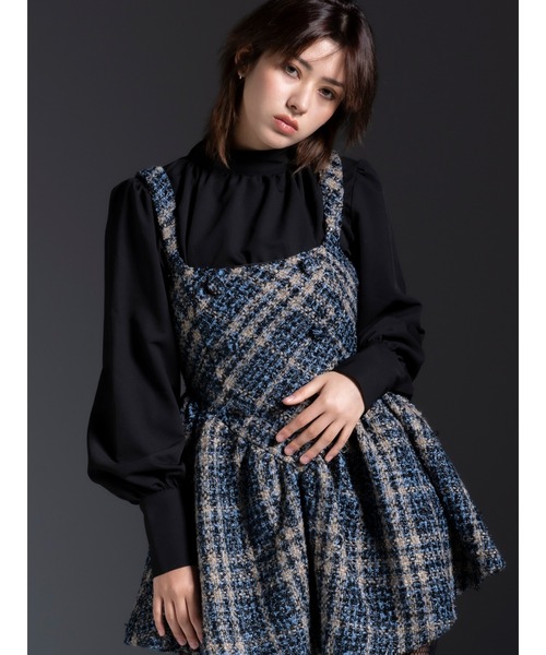 DURAS（デュラス）の「Back ribbon blouse（シャツ/ブラウス・レディース・ホワイト/ブラック・FREE）」の10枚目の写真