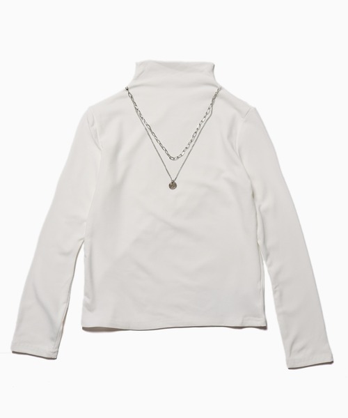 ROOPTOKYO（ループトウキョウ）の「ハイネックカットソー（Tシャツ/カットソー・レディース・イエロー/レッド/ブラウン/ベージュ/ブラック/ホワイト/アイボリー/グレー系その他/アッシュブラウン/ライトブラウン・FREE）」の17枚目の写真