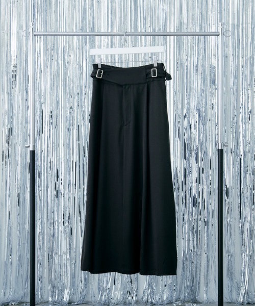 Ellno Loset（エルノロゼット）の「バックルベルトロングスカート/SETUP対応（スカート・メンズ・ブラック/グレー系その他・MEDIUM/LARGE）」の11枚目の写真