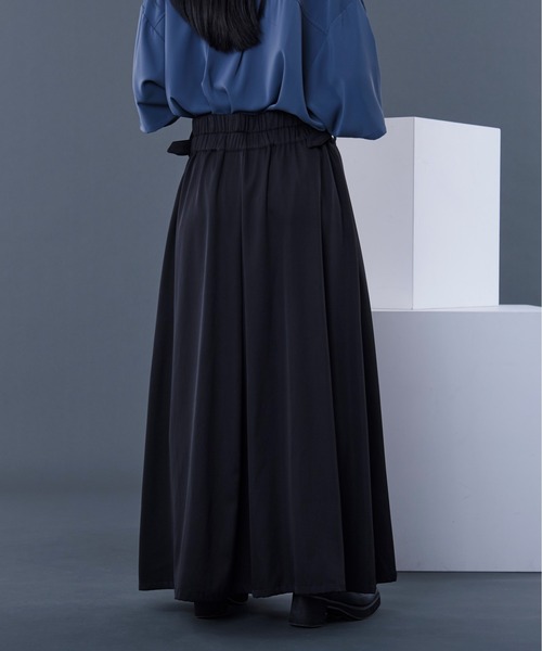 Ellno Loset（エルノロゼット）の「バックルベルトロングスカート/SETUP対応（スカート・メンズ・ブラック/グレー系その他・MEDIUM/LARGE）」の22枚目の写真